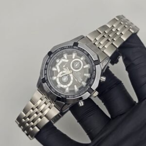 Edifice Date-Just Silver Men’s Watch